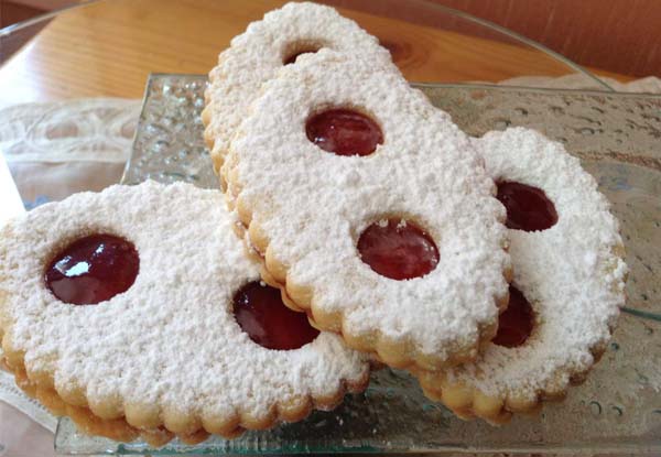 sablé à la confiture